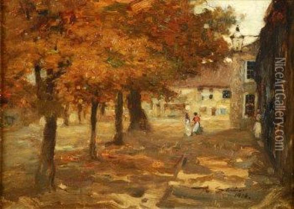 'autumn' Oil Painting - Mark Senior