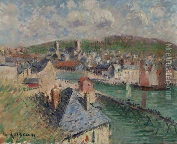 L'Avant-Port De Fecamp Oil Painting - Gustave Loiseau