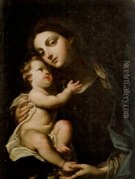 The Madonna And Child Oil Painting - Flaminio Torre