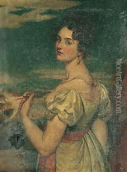 Portrait Of A Lady Oil Painting - William Etty
