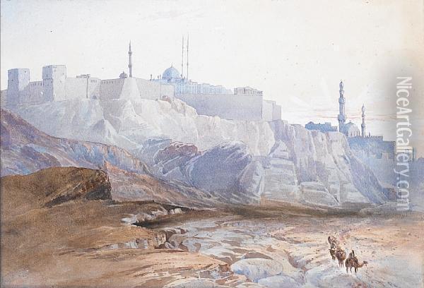 A View Of Jerusalem Oil Painting - Henry Andrew Harper