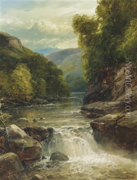 The Trout Stream Oil Painting - John Brandon Smith
