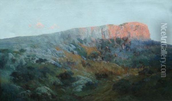 Cerro De Arequita Oil Painting - Ernesto Laroche