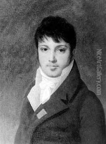 Portrait Of Lucien Bonaparte In Directoire Garb Oil Painting - Louis Leopold Boilly