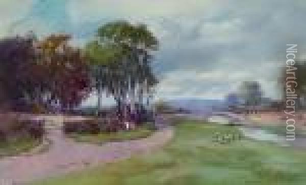 On The Edge Of Dartmoor Oil Painting - John Baragwanath King