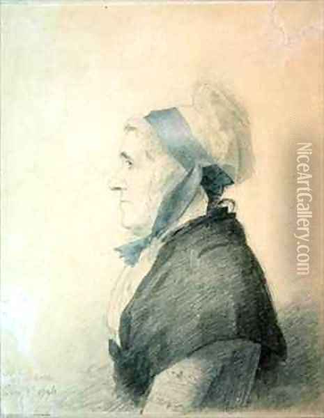 Portrait of an Elderly Lady Oil Painting - George Dance