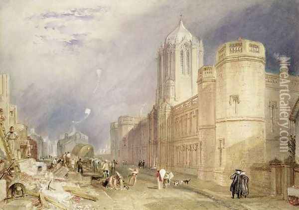 Christ Church, Oxford Oil Painting - Joseph Mallord William Turner