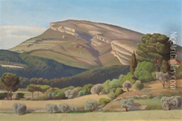 Landscape Of Provence Oil Painting - Edward Bruce