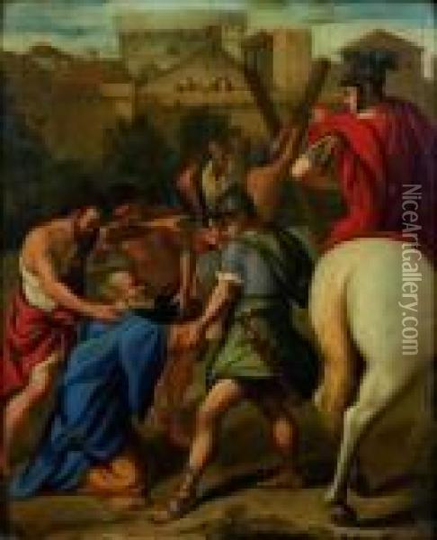 Le Martyre De Saint Andre Oil Painting - Eustache Le Sueur