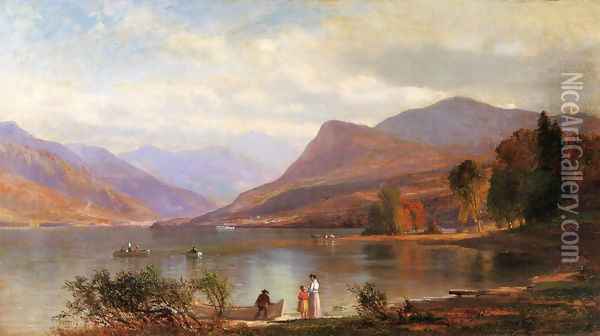 Lake Winnipesaukee Oil Painting - Samuel Lancaster Gerry