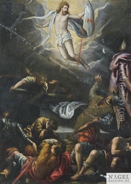 Auferstehung Christi Oil Painting - Francesco Bassano