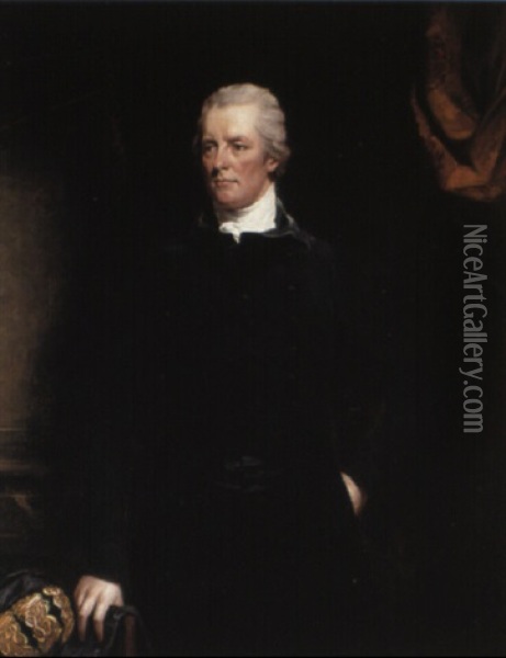 Portrait Of William Pitt The Younger Oil Painting - Sir John Hoppner