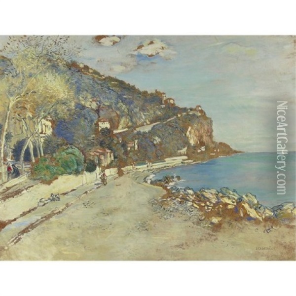 Beaulieu-sur-mer Oil Painting - Jean Francois Raffaelli