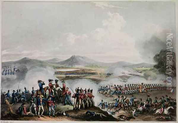 Battle of Talavera Oil Painting - William Heath