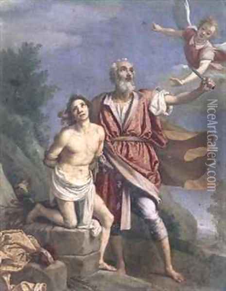 The Sacrifice of Isaac Oil Painting - (Jacopo Chimenti) Empoli