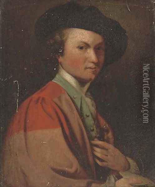 Self-portrait of the artist Oil Painting - Sir Joshua Reynolds