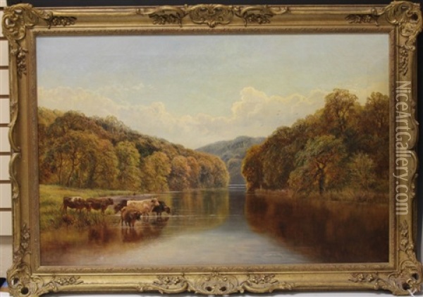 Scottish Highlands Oil Painting - William Vivian Tippet