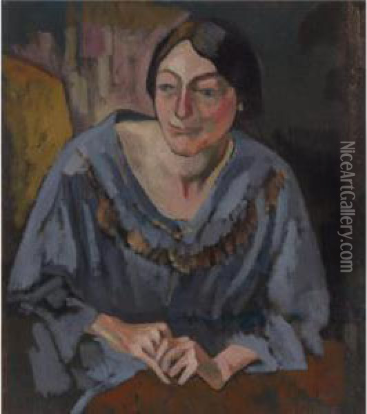 Portrait Of Margaret Strachey Oil Painting - Roger Eliot Fry