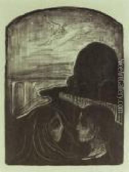 Anziehung I Oil Painting - Edvard Munch