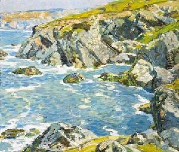 Coastal Scene Oil Painting - Walter Elmer Schofield