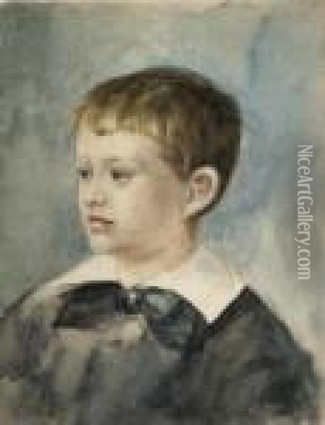 Portrait De Charles Goeneutte, Frere De L'artiste Oil Painting - Norbert Goeneutte