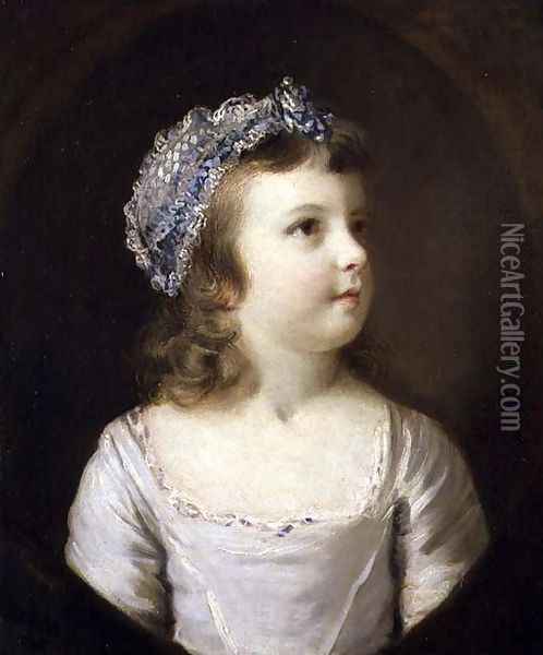 Portrait of a Girl, 1761 Oil Painting - Sir Joshua Reynolds