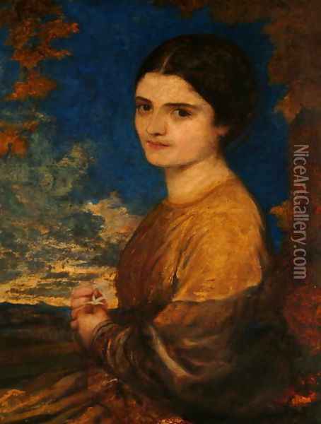 Miss Marietta Lockhart, 1845 Oil Painting - George Frederick Watts