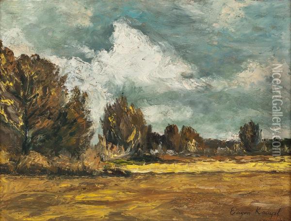 Herbstliche Landschaft Oil Painting - Eugen Kampf
