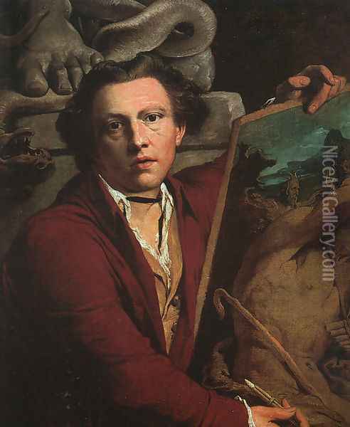 Self-Portrait 1803 Oil Painting - James Barry