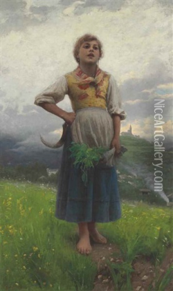 La Primavera Della Vita Oil Painting - Noe Bordignon