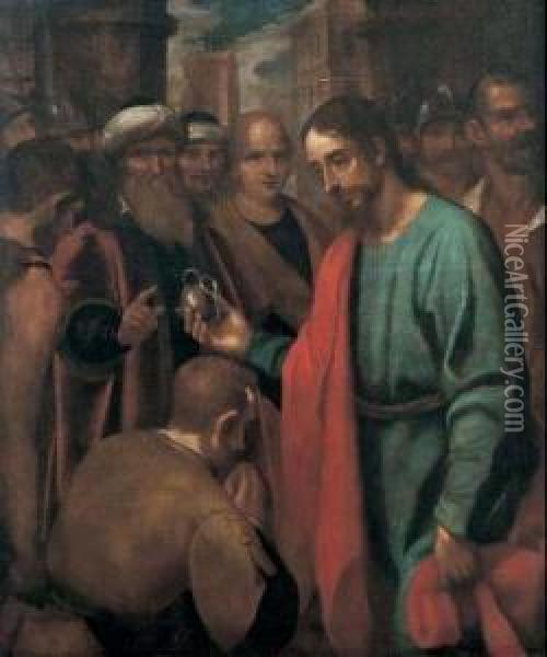 Miracolo Di Gesu Oil Painting - Bernardo Castello
