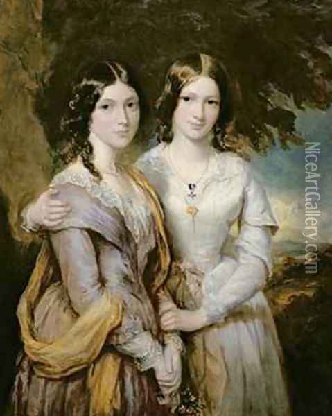Annabella Lady Lamington and Frederica Countess of Scarbrough Oil Painting - Sir Francis Grant