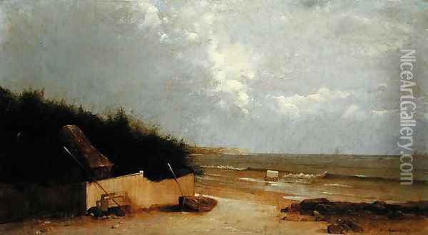 Early Morning Long Island Oil Painting - William Huston