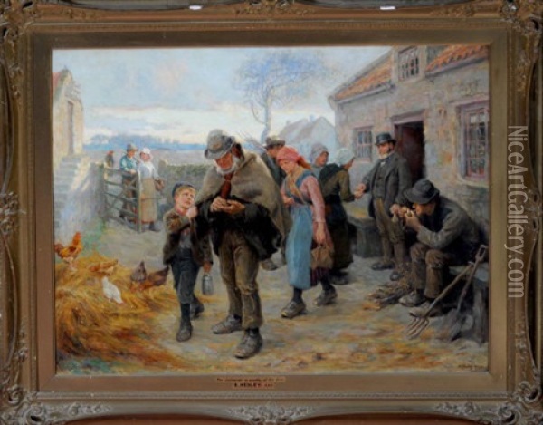 The Labourer Is Worthy Of His Hire (pay Day) Oil Painting - Ralph Hedley