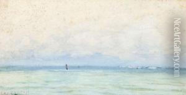 Sea View Oil Painting - Arthur Douglas Peppercorn