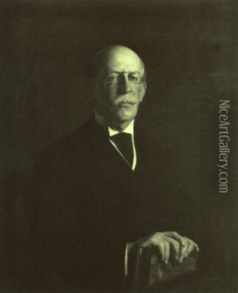 Portrait Of Francis Amory Oil Painting - Joseph De Camp