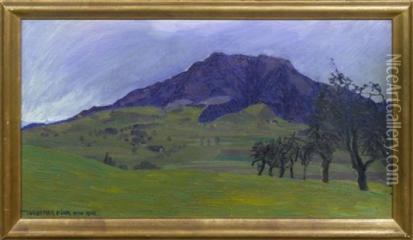 Weite Landschaft Oil Painting - Waldemar Theophil Fink