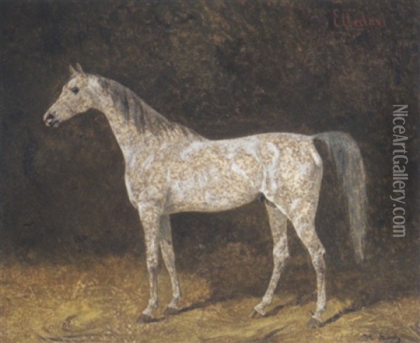 Elbedavi Oil Painting - Heinrich Lang