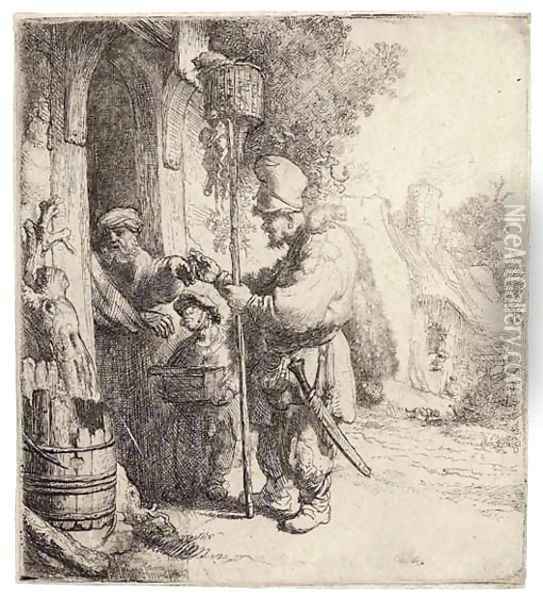 The Rat Catcher Oil Painting - Rembrandt Van Rijn