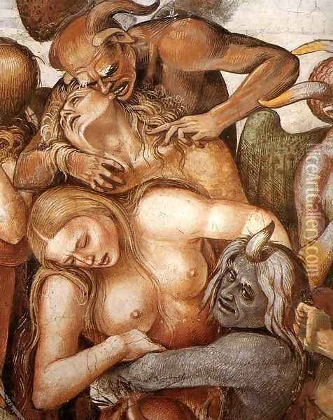 The Damned (detail) 2 Oil Painting - Luca Signorelli