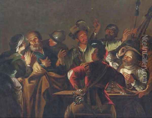 The Denial of Saint Peter Oil Painting - Gerard Seghers