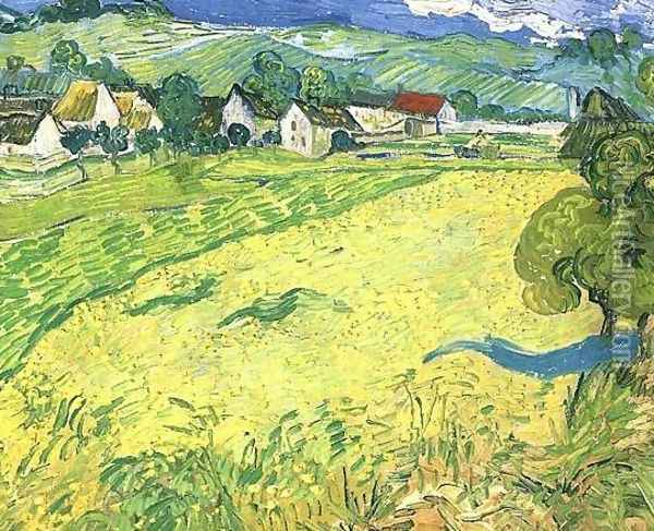 View Of Vessenots Near Auvers Oil Painting - Vincent Van Gogh