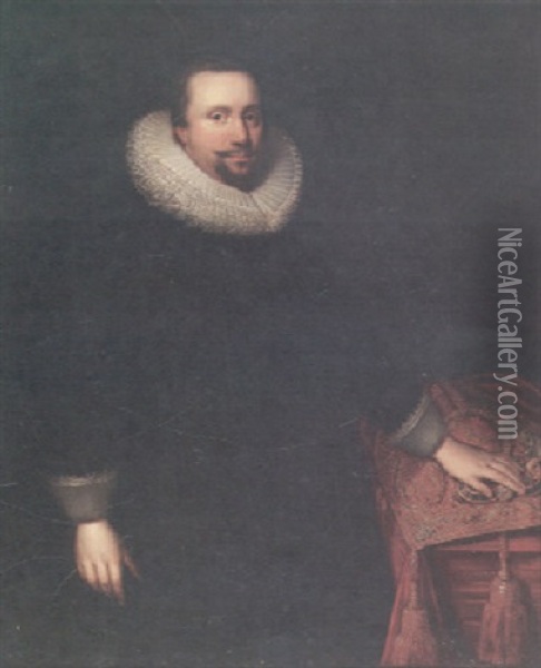 A Portrait Of William Ii Of Nassau, Prince Of Orange Oil Painting - Michiel Janszoon van Mierevelt