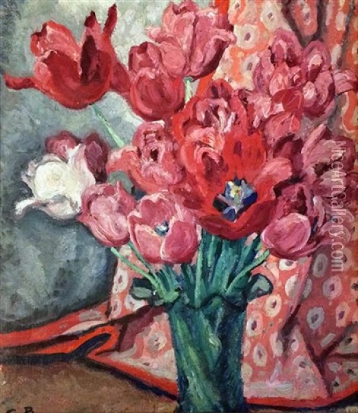 Tulips Oil Painting - Charles Theodore Bichet