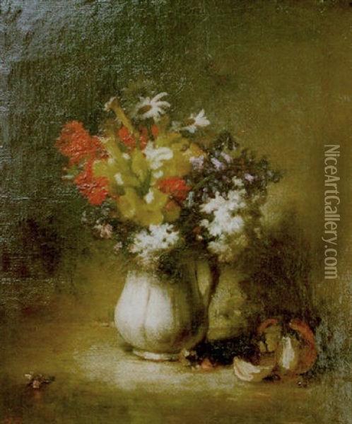 Bouquet Champetre Oil Painting - Auguste Boulard Sr.