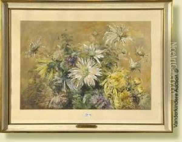 Gerbede Fleurs Oil Painting - Ketty Gilsoul-Hoppe