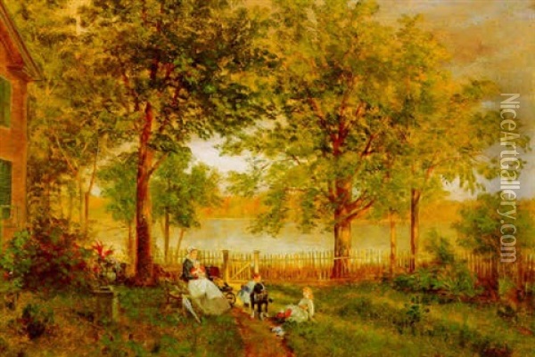 Nature Oil Painting - Edward Lamson Henry