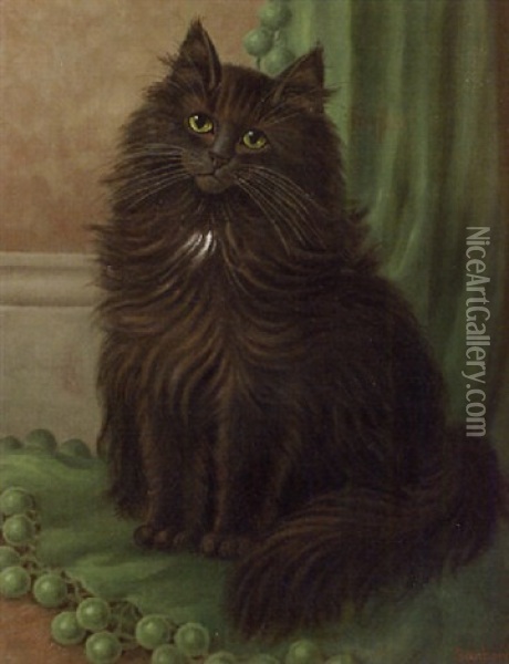 Posing For A Portrait Oil Painting - Percy A. Sanborn