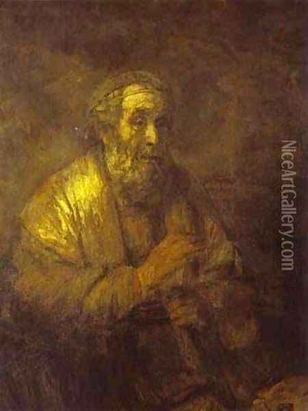 Homer 1663 Oil Painting - Harmenszoon van Rijn Rembrandt