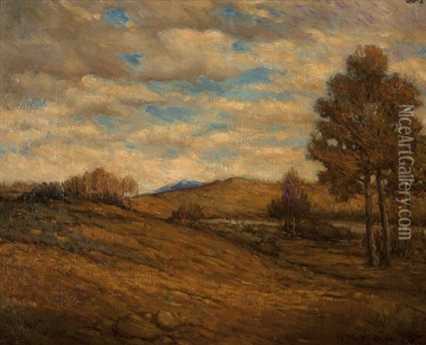 Landscape Oil Painting - Carl Moon